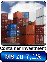 Container Direktinvestment - gute Renditen mit kurzen Laufzeiten